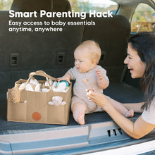 Load image into Gallery viewer, Keababies Original 2.0 Diaper Caddy - Taupe