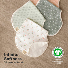 Afbeelding in Gallery-weergave laden, Keababies 1pc Hallo Burp Cloths (Fleur)