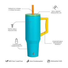Carregar imagem no visualizador da galeria, Elemental Commuter Tumbler 1180ml - Blue Lagoon