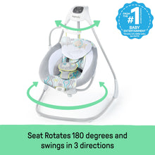 Load image into Gallery viewer, Ingenuity SimpleComfort Compact Soothing Swing - Everston (with music)