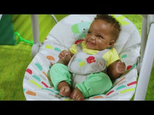 Cargar y reproducir el video en el visor de la galería, Bright Starts Playful Paradise Portable Compact Baby Swing with Music