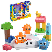 Cargar imagen en el visor de la galería, MEGA Bloks Rise & Snooze Night Light Sensory Block Toy (30 Pieces) For Toddler