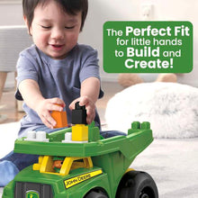 Afbeelding in Gallery-weergave laden, MEGA BLOKS Building Toy Blocks John Deere Dump Truck (25 Pieces) For Toddler