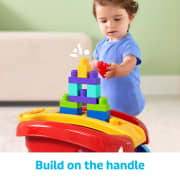 Load image into Gallery viewer, MEGA BLOKS First Builders Block Scooping Wagon With Storage (20 Pieces) For Toddlers