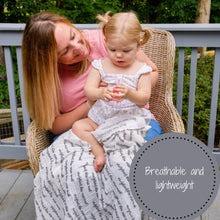 Carregar imagem no visualizador da galeria, Lollybanks Muslin Swaddle Blanket - You are my Sunshine