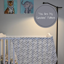 Carregar imagem no visualizador da galeria, Lollybanks Muslin Swaddle Blanket - You are my Sunshine