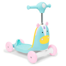 Load image into Gallery viewer, Skip Hop Zoo 3-in-1 Ride On - Unicorn