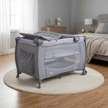 Afbeelding in Gallery-weergave laden, Infanti Cielo playard - Light Grey Dots