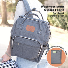 Afbeelding in Gallery-weergave laden, KeaBabies Original Diaper Backpack - Classic Gray