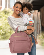 Load image into Gallery viewer, Skip Hop Mainframe Wide Open Diaper Backpack - Dusty Rose