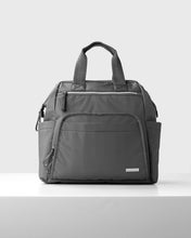 Load image into Gallery viewer, Skip Hop Mainframe Wide Open Diaper Backpack - Charcoal