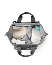 Load image into Gallery viewer, Skip Hop Mainframe Wide Open Diaper Backpack - Charcoal