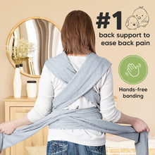 Load image into Gallery viewer, Keababies Wrap Carrier - Classic Gray