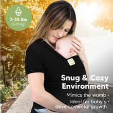 Load image into Gallery viewer, Keababies Wrap Carrier - Trendy Black