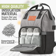 Afbeelding in Gallery-weergave laden, KeaBabies Original Diaper Backpack - Graphite