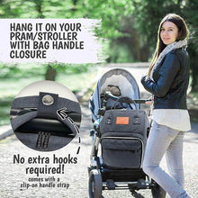 Afbeelding in Gallery-weergave laden, KeaBabies Original Diaper Backpack - Mystic Gray