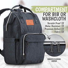 Afbeelding in Gallery-weergave laden, KeaBabies Original Diaper Backpack - Mystic Gray
