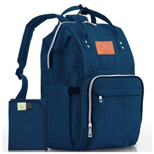 Load image into Gallery viewer, KeaBabies Original Diaper Backpack - Navy Blue