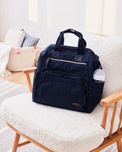 Cargar imagen en el visor de la galería, Skip Hop Mainframe Wide Open Diaper Backpack - Navy