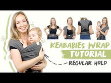 Load and play video in Gallery viewer, Keababies Wrap Carrier - Mystic Gray