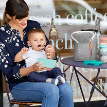 Afbeelding in Gallery-weergave laden, Skip Hop Easy-Serve Travel Bowl & Spoon - Teal