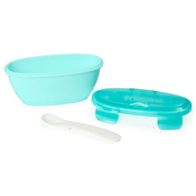 Afbeelding in Gallery-weergave laden, Skip Hop Easy-Serve Travel Bowl & Spoon - Teal