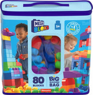 Mega Bloks 80pc First Builders Big Building Bag - Blue