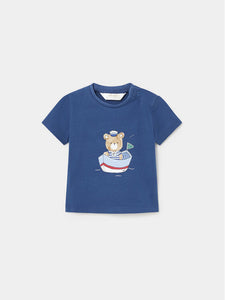 Mayoral Baby Boy Blue Bear Tee