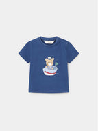 Mayoral Baby Boy Blue Bear Tee