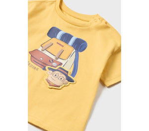 Mayoral Baby Boy Yellow Monkey Tee