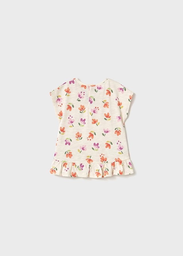 Mayoral Toddler Girl Floral Tee