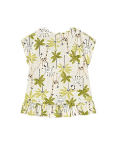 Mayoral Toddler Girl Safari Tee