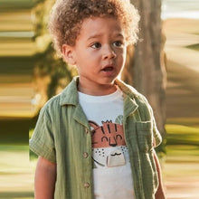 Load image into Gallery viewer, Mayoral Baby Boy Green Tiger Tee
