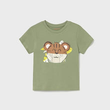 Load image into Gallery viewer, Mayoral Baby Boy Green Tiger Tee
