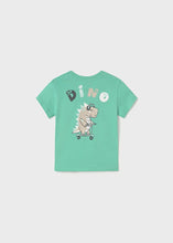 Load image into Gallery viewer, Mayoral Toddler Boy Teal Dino Tee
