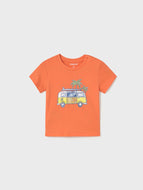 Mayoral Toddler Boy Orange Beach Van Tee