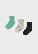 Mayoral 3 pairs Baby Boy Dino Socks