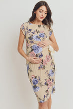 Afbeelding in Gallery-weergave laden, Hello Miz Floral Adjustable Side Tie Maternity Dress
