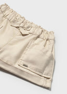 Mayoral Baby Girl Beige Shorts