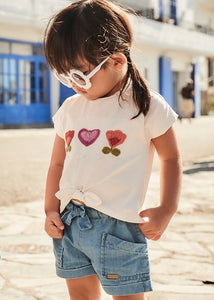 Mayoral Baby Girl Soft Jeans Shorts