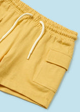 Carregar imagem no visualizador da galeria, Mayoral Baby Boy 2pc White Tee and Yellow Shorts Set
