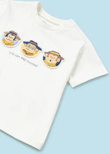 Cargar imagen en el visor de la galería, Mayoral Baby Boy 2pc White Tee and Yellow Shorts Set
