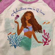 Disney's kid girl 2pc The Little Mermaid pajamas - Waves