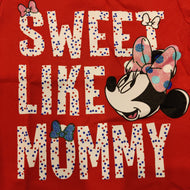 Disney's Toddler Girl Red Minnie Mouse Top - Sweet