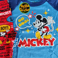 Disney's Toddler Boy 2pc Glow in the dark Mickey Mouse Pajamas - Oh Boy