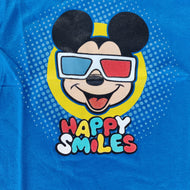 Disney's Toddler Boy Mickey Mouse Tee - Blue Happy Smiles