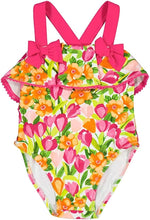 Load image into Gallery viewer, Mayoral Baby Girl Floral Printed Swimsuit
