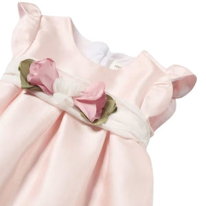 Mayoral Baby Girl Pink Satin Dress