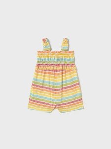 Mayoral Baby Girl Amarillo Romper