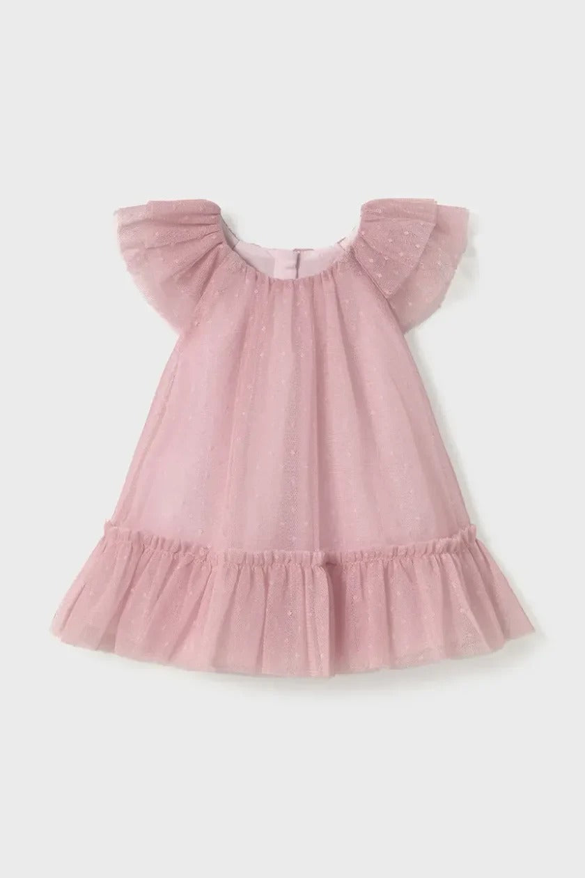 Mayoral Baby Girl Pink Tulle Dress